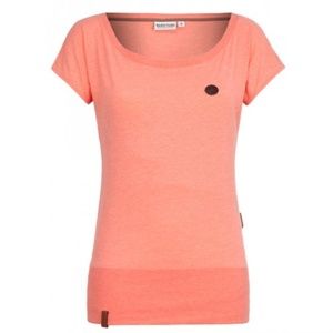 Naketano short sleeve coral top